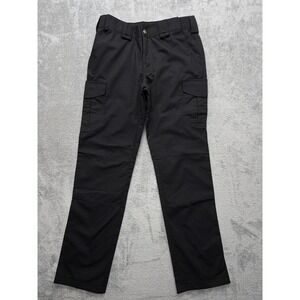 Tact Squad Pants Mens Measured 34x34 Black Cargo Regular Fit Canvas Pockets